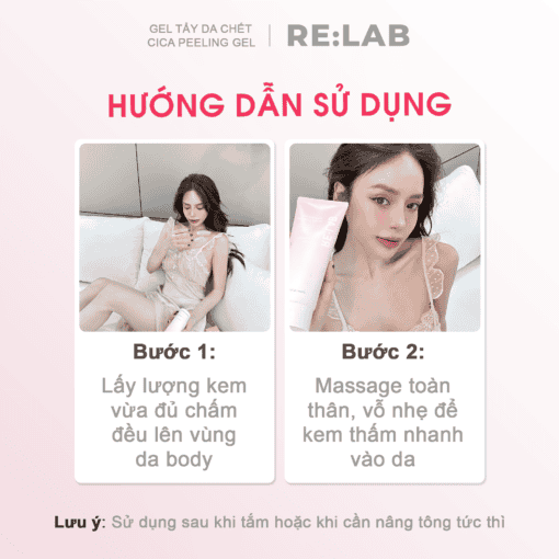 KEM BODY RE:LAB / WHITENING BODY LOTION - Hình ảnh 4