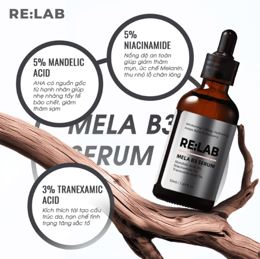 Tinh chất hỗ trợ điều trị nám - RE:LAB Mela B3 Serum - Hình ảnh 6